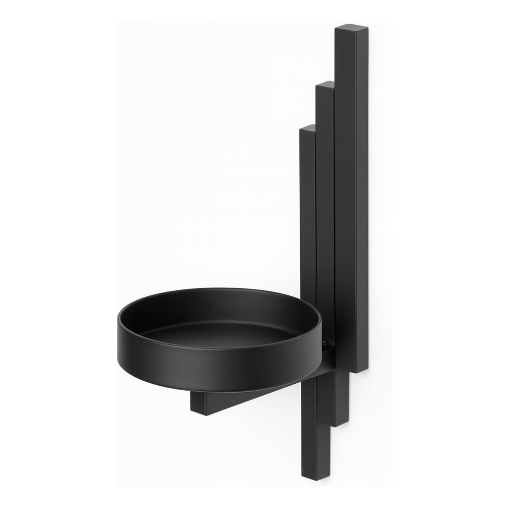 Estante para plantas montado en la pared - Estante de flores colgante - Hecho de metal - Decoración de pared moderna para sala de estar, habitación de adolescente, dormitorio, cocina - 12 x