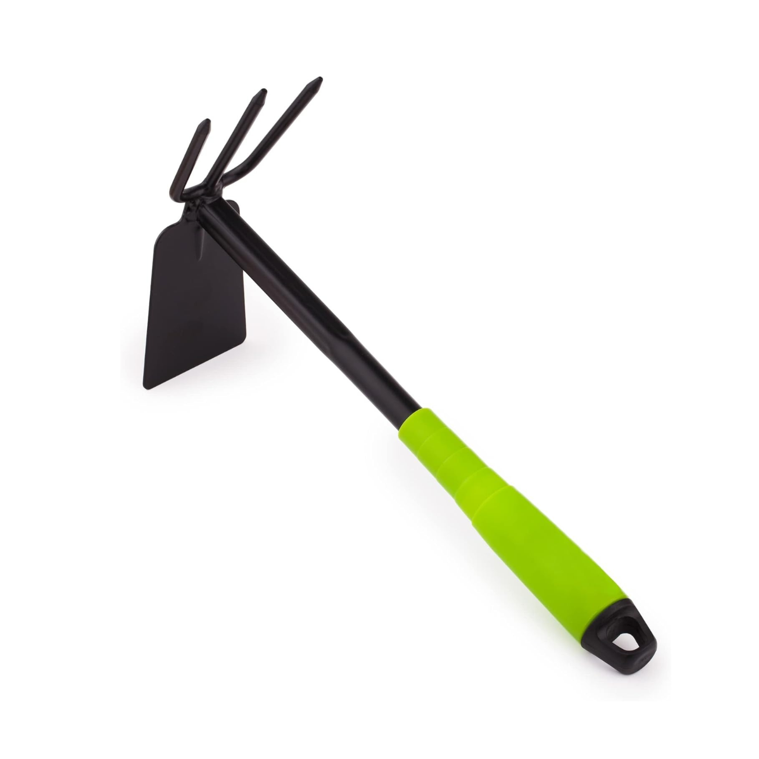 Ancinho pequeno para jardim com 5 palhetas – Ancinho à mão de aço, ferramenta de cuidado do jardim, pega ergonómica, largura de trabalho 85 mm