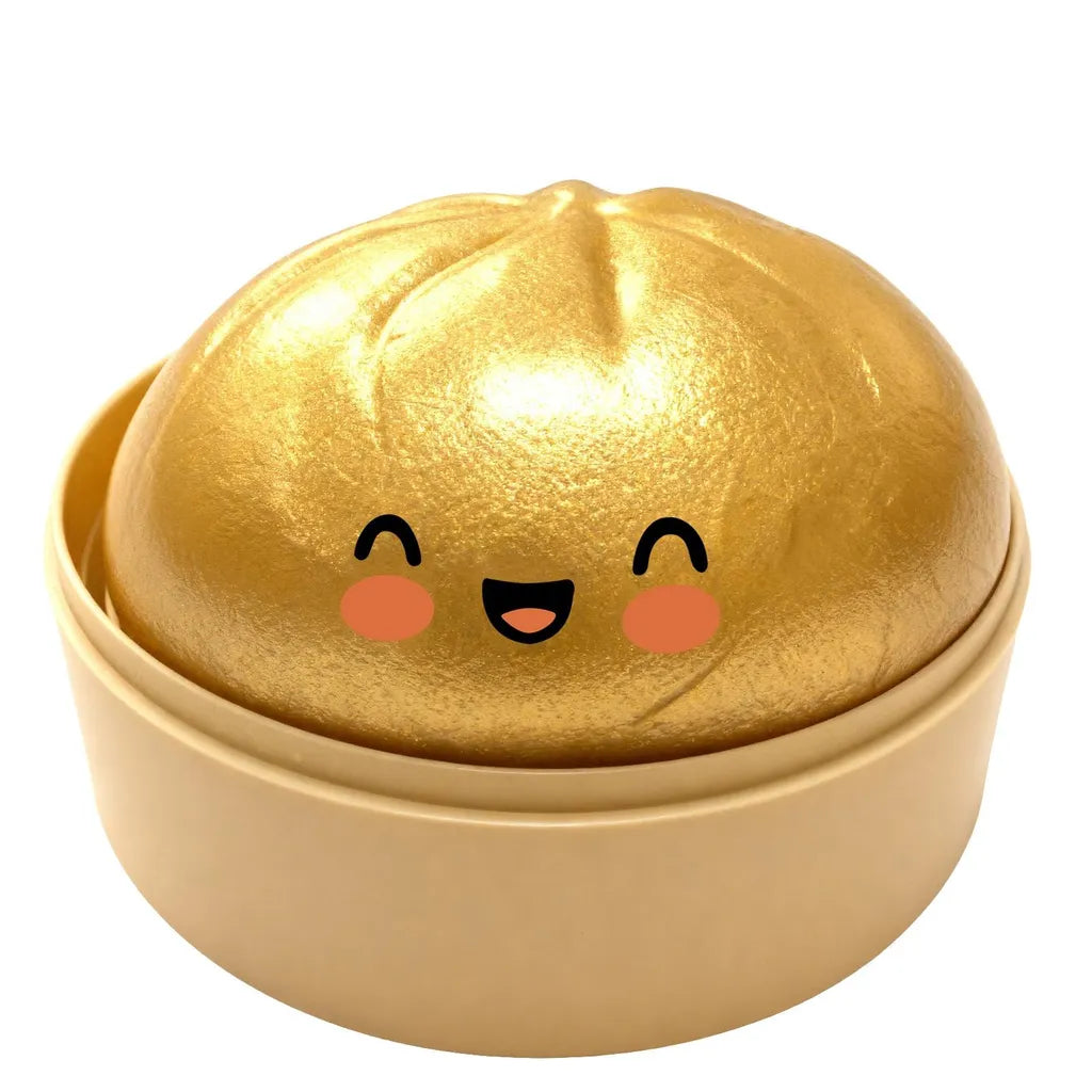 Massa de modelar macia em formato de bolinho com glitter (1 unidade) – Brinquedo antiestresse para aliviar a ansiedade – Brinquedo sensorial de retorno lento – Design de arco-íris