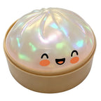 Minicee Squishy Dumpling Brinquedo Anti-Stress – Bola Macia para Apertar com Glitter