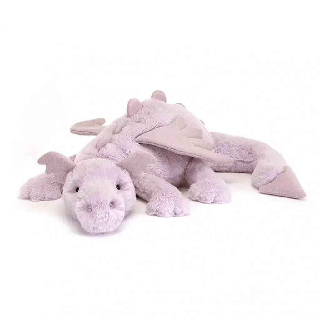 Dragão de Pelúcia 50cm – Almofada de Pelúcia Dragão – Roxo