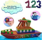 Kit de construção 3D com 216 peças – Brinquedo criativo para montar modelos, ideal para crianças e adultos.