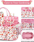 Ferramentas de jardinagem, Conjunto de Ferramentas de Horta e Jardim Resistente de 11 Peças, Novo Conjunto Completo Impresso com Elegante Bolsa, Presentes de jardinagem para Mulheres e Homens